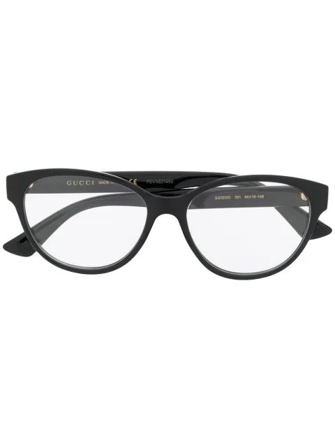 GG0633O oval-frame glasses by GUCCI
