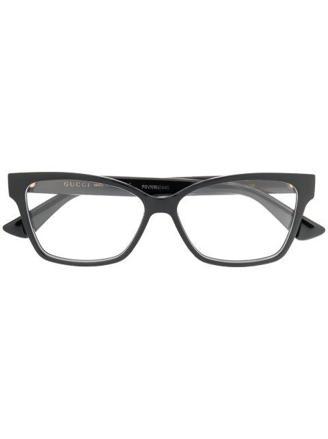 GG0634O rectangular-frame glasses by GUCCI