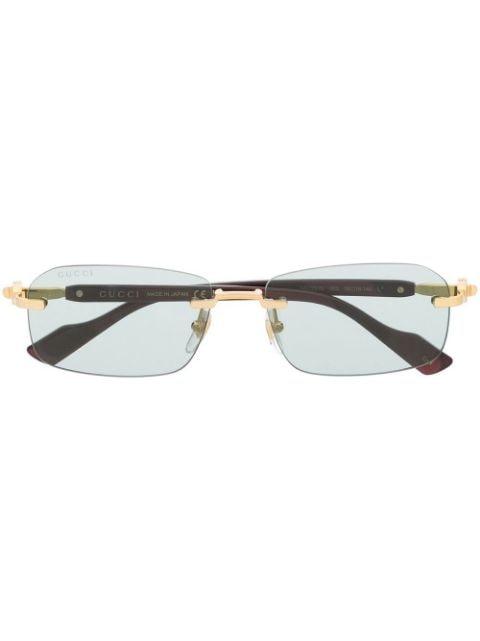 GG1221S rectangle-frame sunglasses by GUCCI