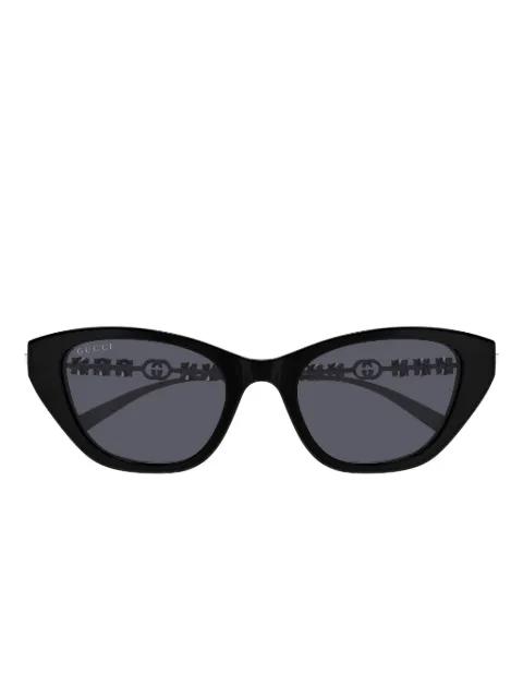 GG1968S cat-eye logo sunglasses by GUCCI