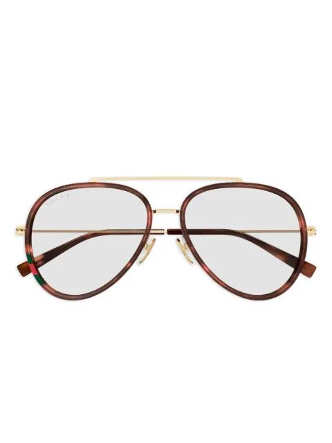 GG1981S double-bridge sunglasses by GUCCI
