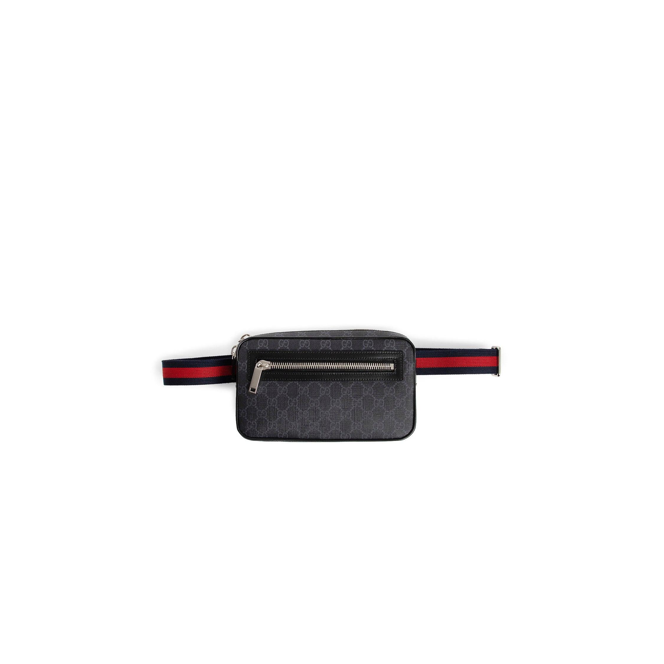 GUCCI MAN BLACK FANNY PACKS by GUCCI