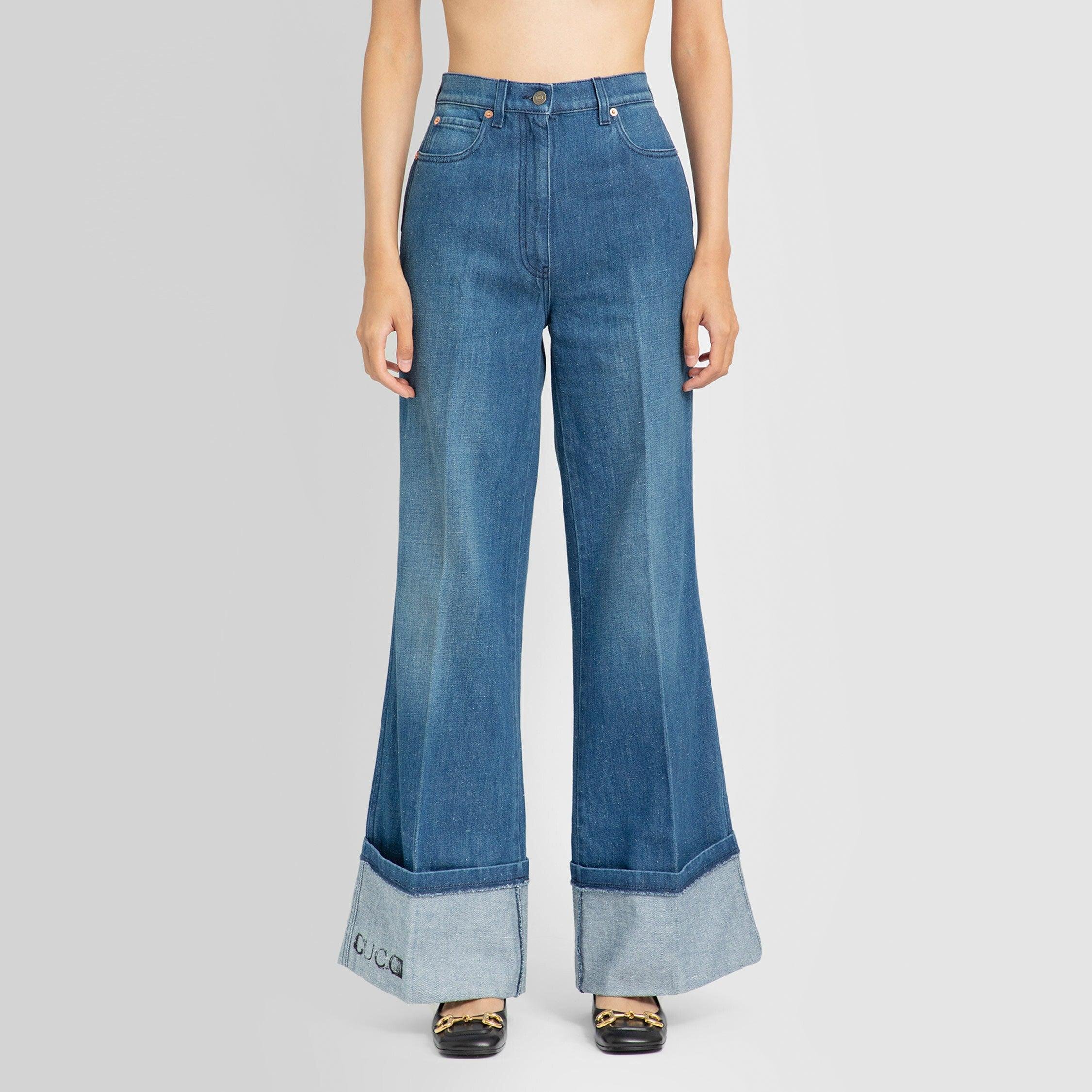 GUCCI WOMAN BLUE JEANS by GUCCI