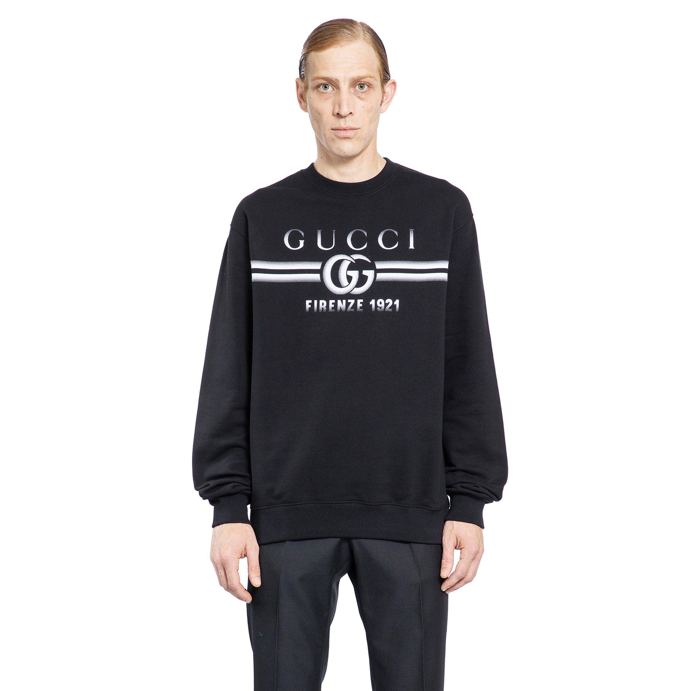 GUCCIAN BLACK SWEAT-SHIRTS by GUCCI