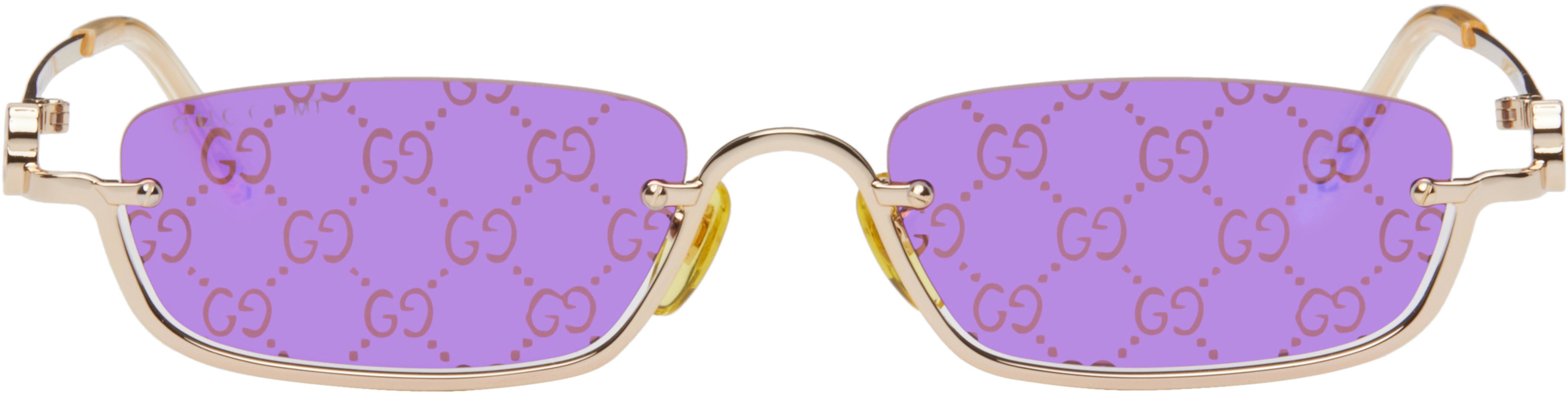 Gold GG1278S Sunglasses by GUCCI