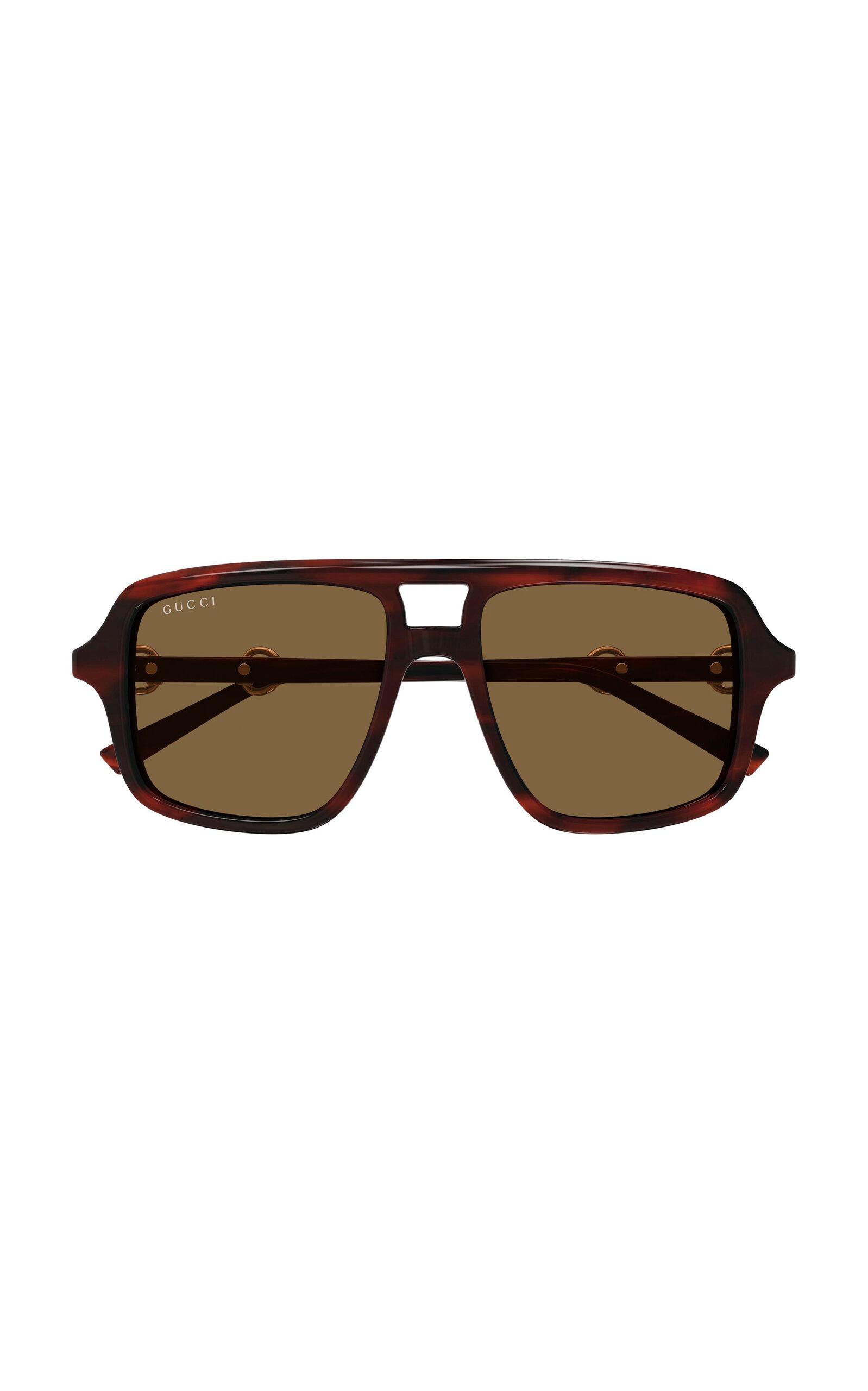 Gucci Aviator-Frame Acetate Sunglasses - Moda Operandi by GUCCI