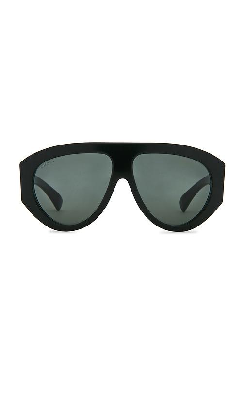 Gucci Aviator Sunglasses in Black,Grey by GUCCI