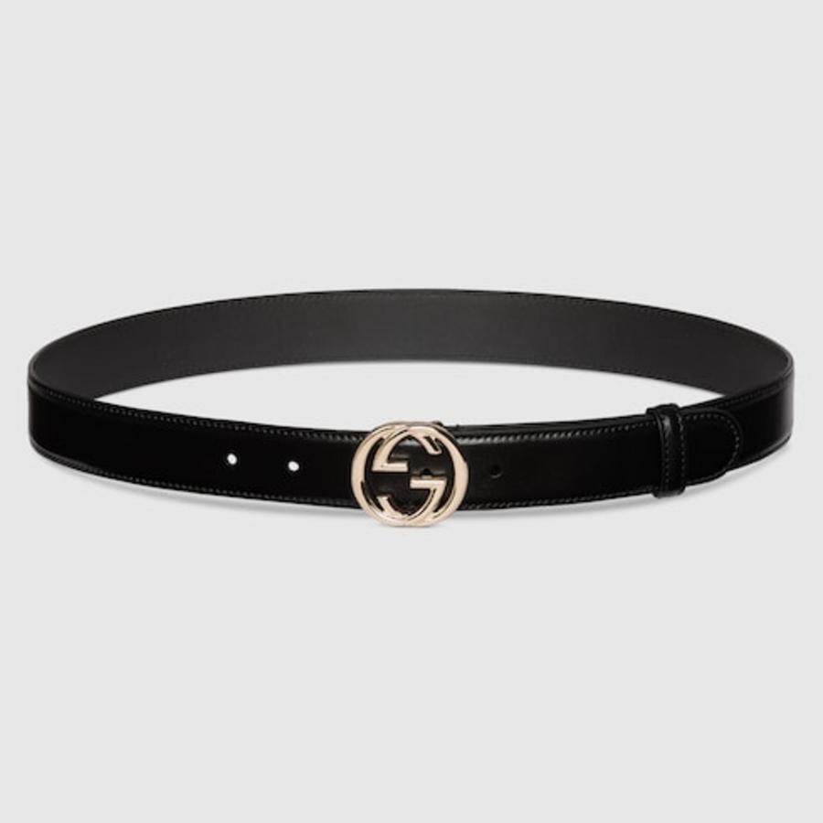 Gucci Belt With Interlocking G Buckle by GUCCI