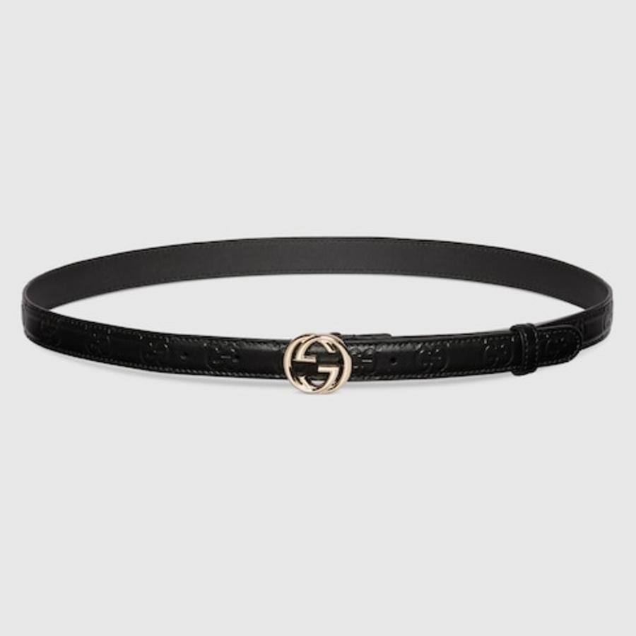 Gucci Belt With Interlocking G Buckle by GUCCI