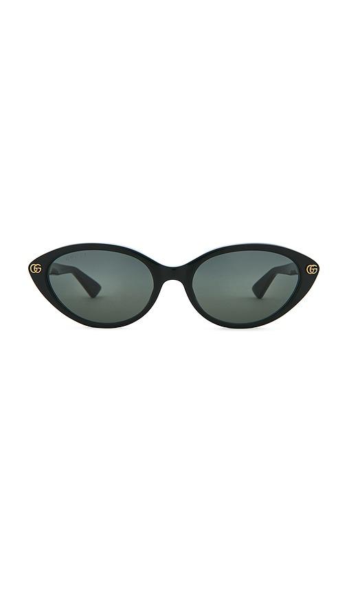 Gucci Cat Eye Sunglasses in Black by GUCCI