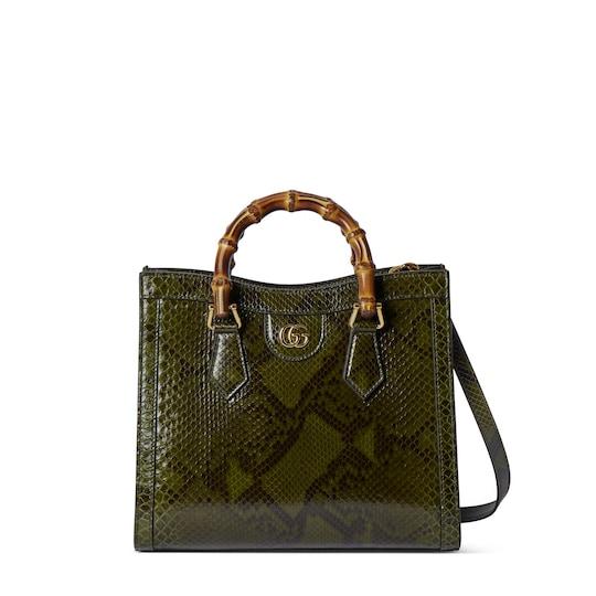 Gucci Diana python medium tote bag by GUCCI