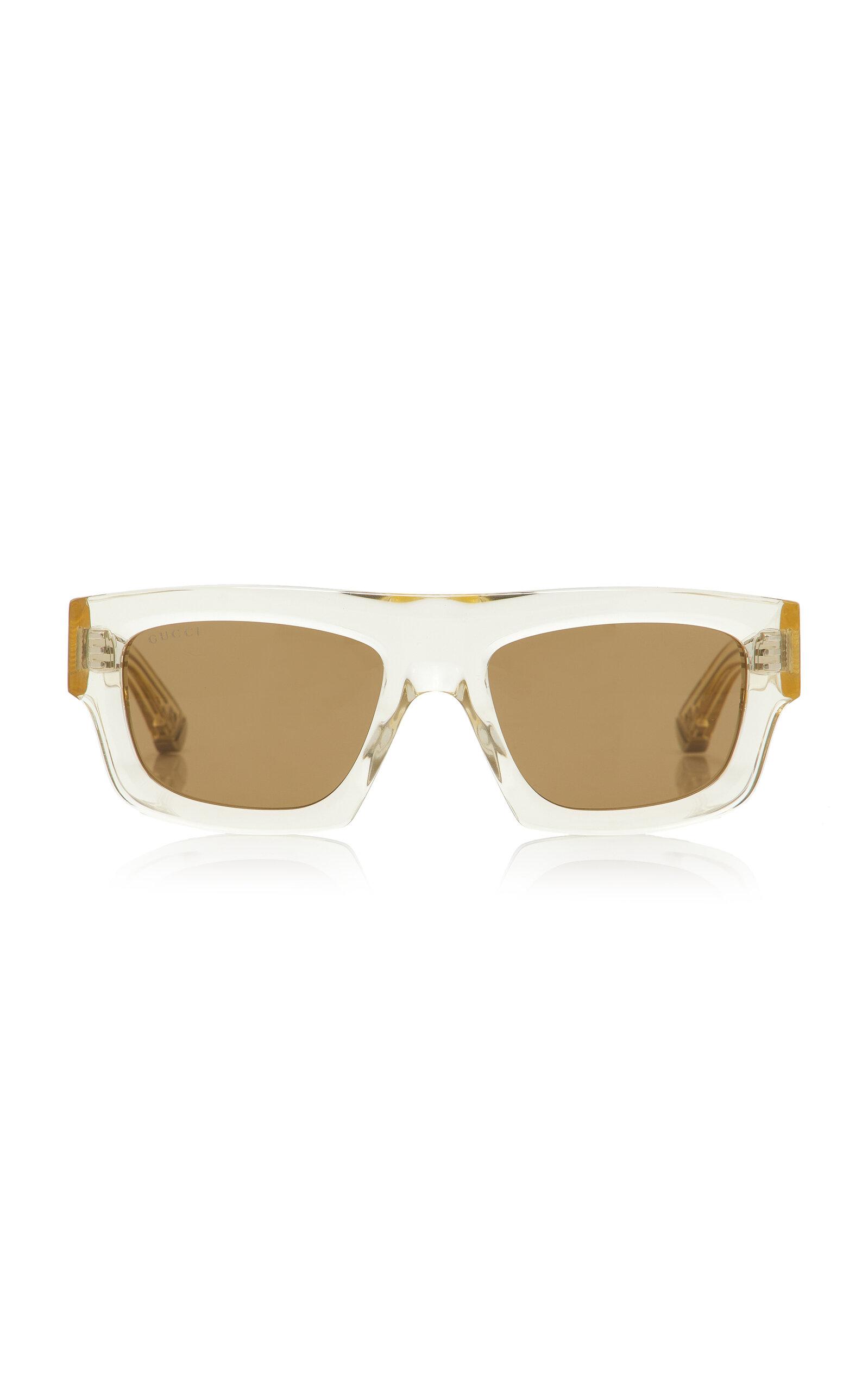 Gucci Fashion Show Oversized Acetate Sunglasses - Moda Operandi by GUCCI