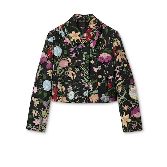 Gucci Flora silk brocade jacket by GUCCI