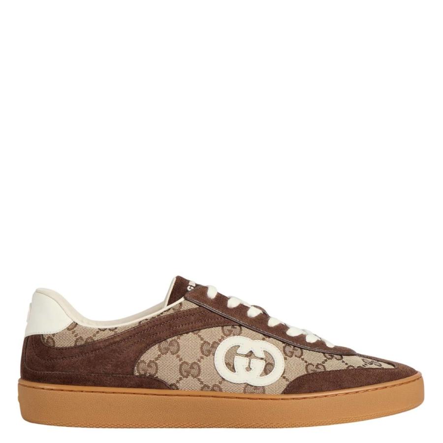 Gucci G75 Sneakers In Dark Brown Suede by GUCCI