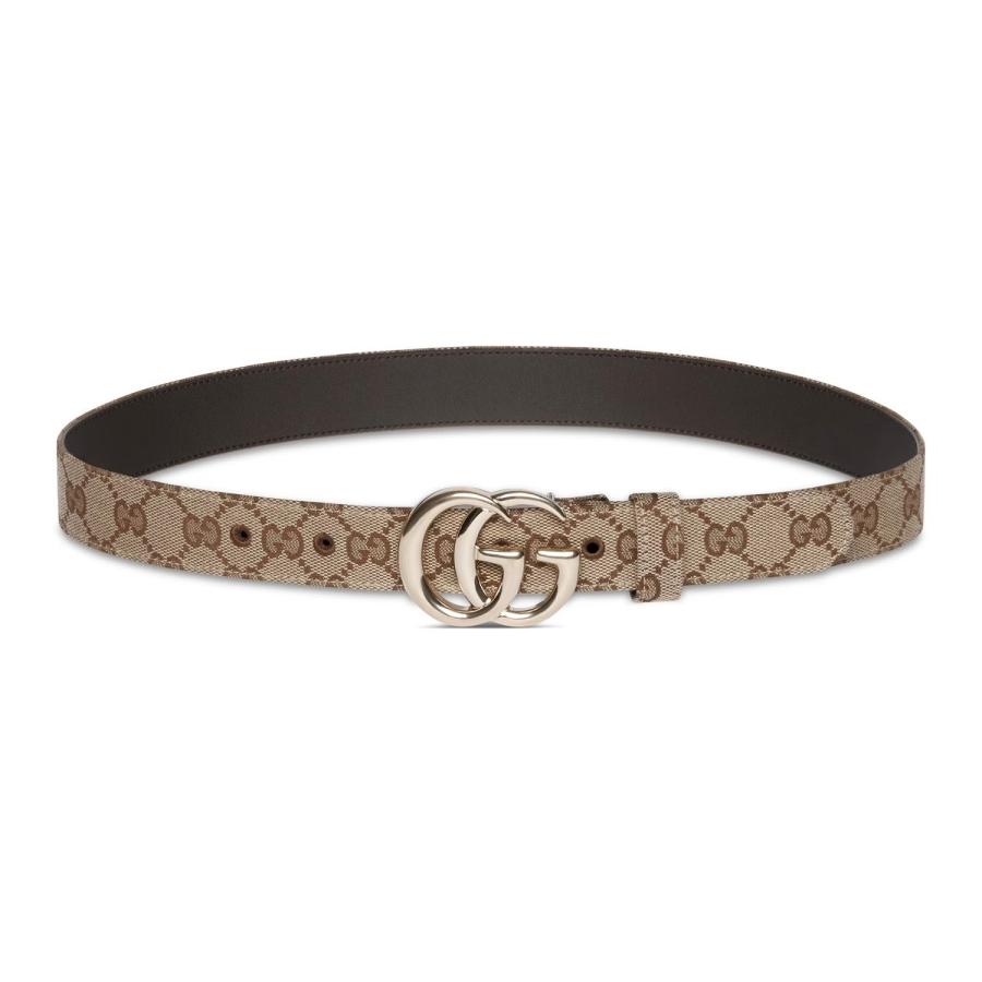 Gucci GG Marmont Buckle Thin Belt by GUCCI