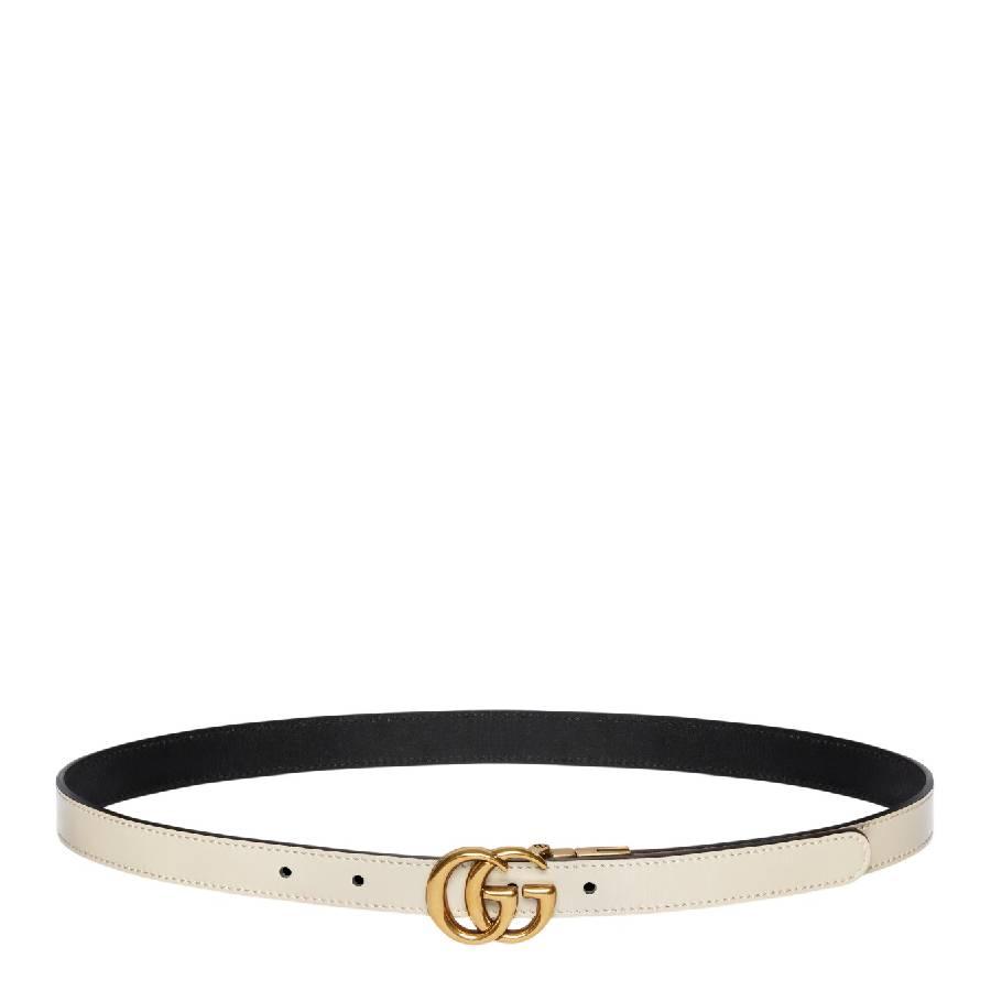 Gucci GG Marmont Reversible Thin Belt by GUCCI