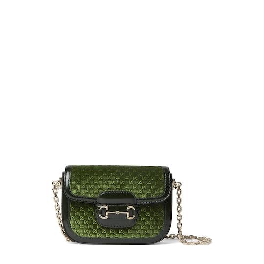 Gucci Horsebit 1955 mini shoulder bag by undefined Gucci Horsebit 1955 mini shoulder bag by undefined