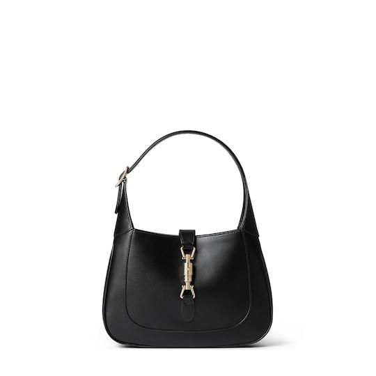 Gucci Jackie 1961 small shoulder bag in black leather by GUCCI