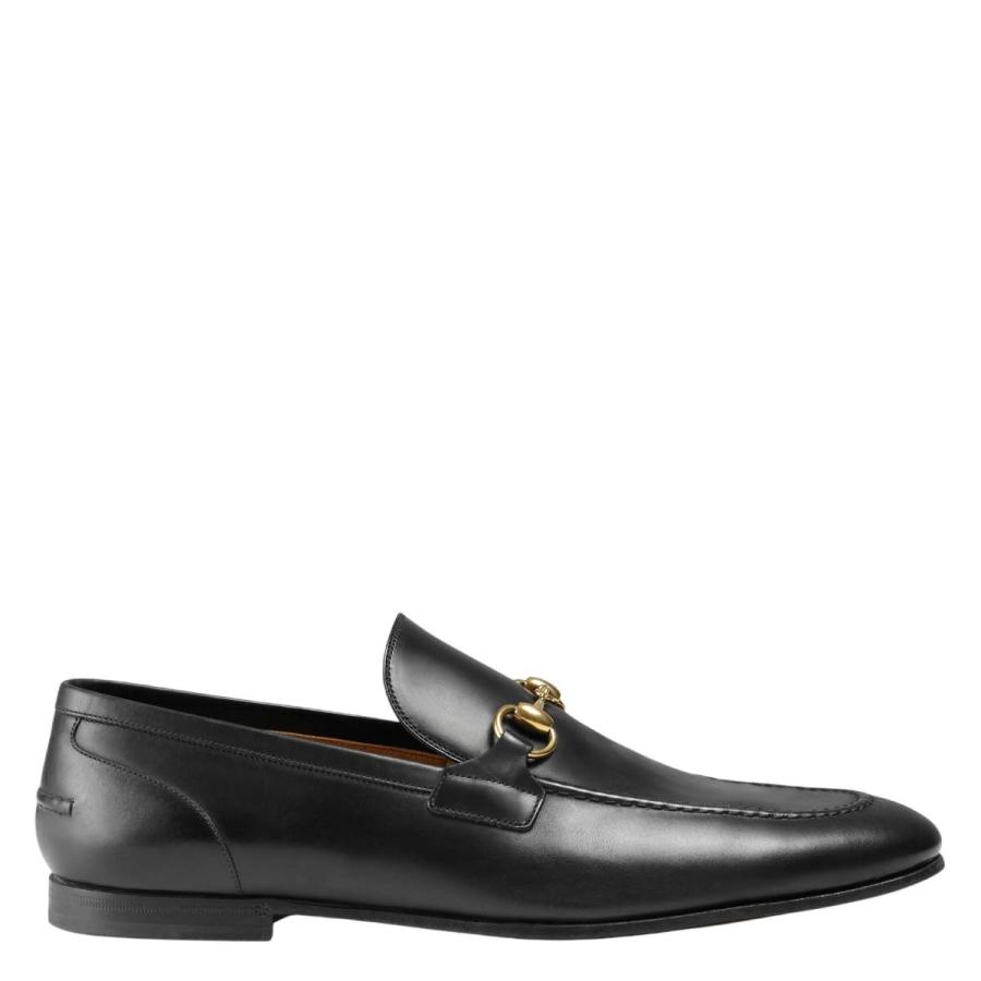 Gucci Jordaan Leather Loafer in Black by GUCCI