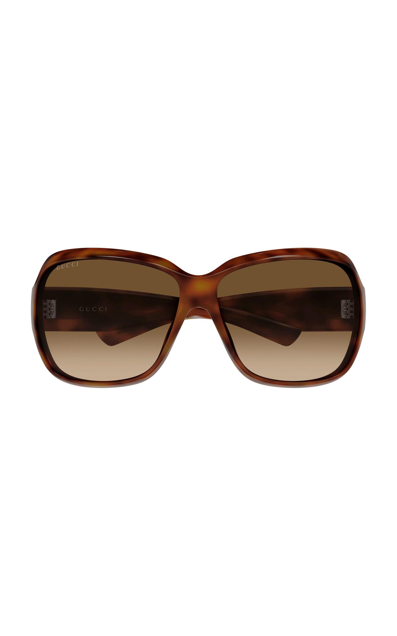 Gucci Mask-Frame Acetate Sunglasses - Moda Operandi by GUCCI