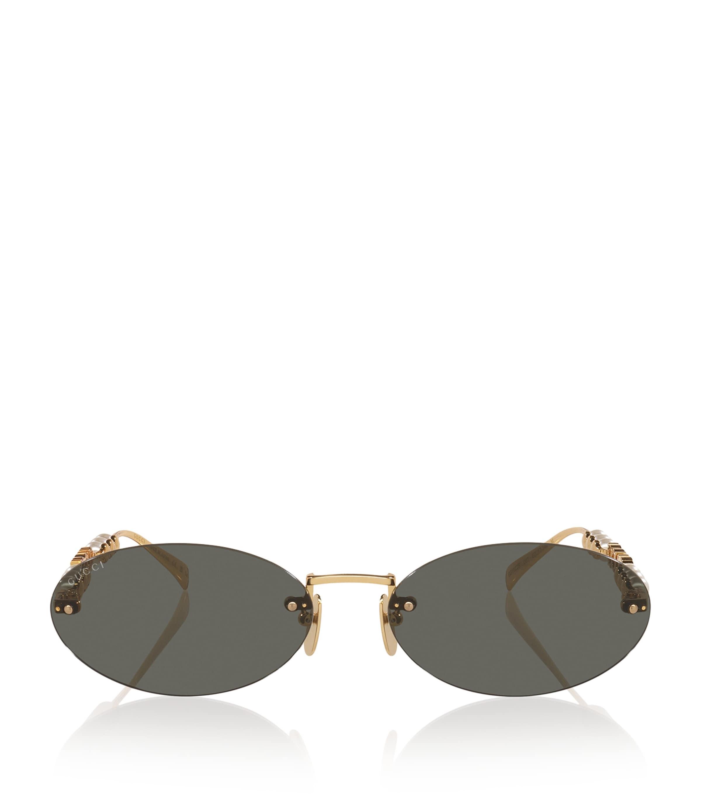 Gucci Metal Round Sunglasses by GUCCI