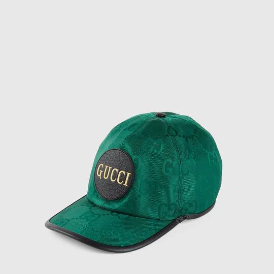 Gucci Off The Grid baseball hat in green GG ECONYL® by GUCCI Gucci Off The Grid baseball hat in green GG ECONYL® by GUCCI