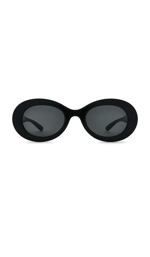 Gucci Oval Sunglasses in Black by GUCCI
