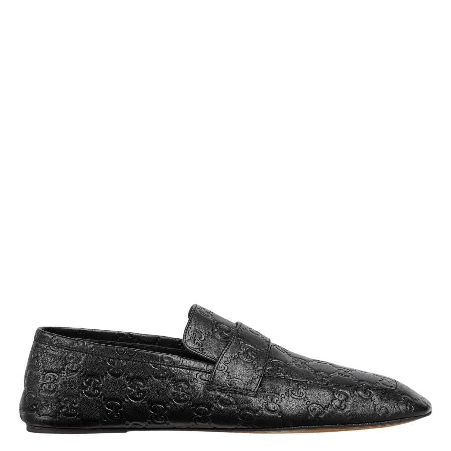 Gucci Ragazzo Loafers In Embossed GG Leather by GUCCI
