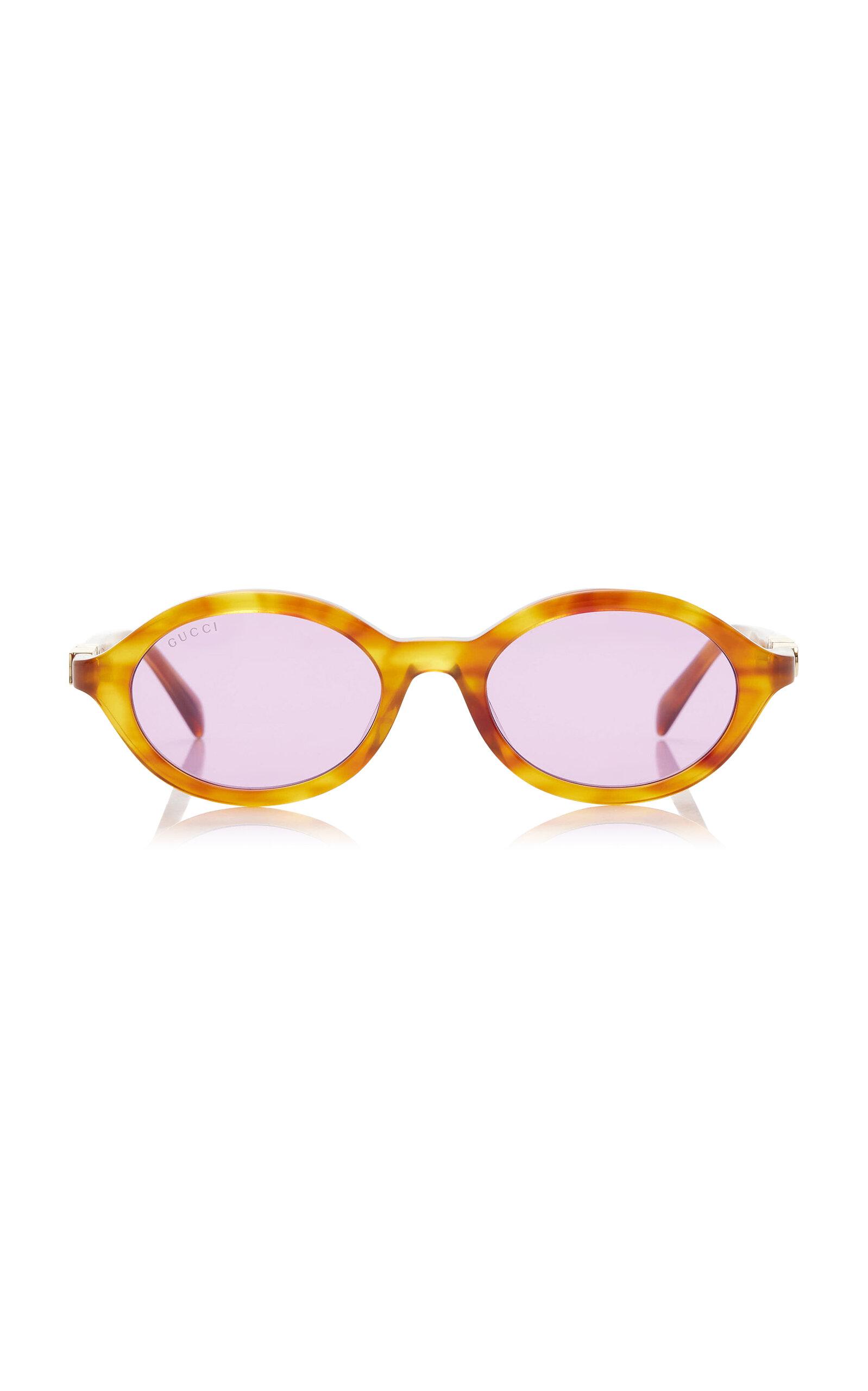 Gucci Round-Frame Acetate Sunglasses - Moda Operandi by GUCCI