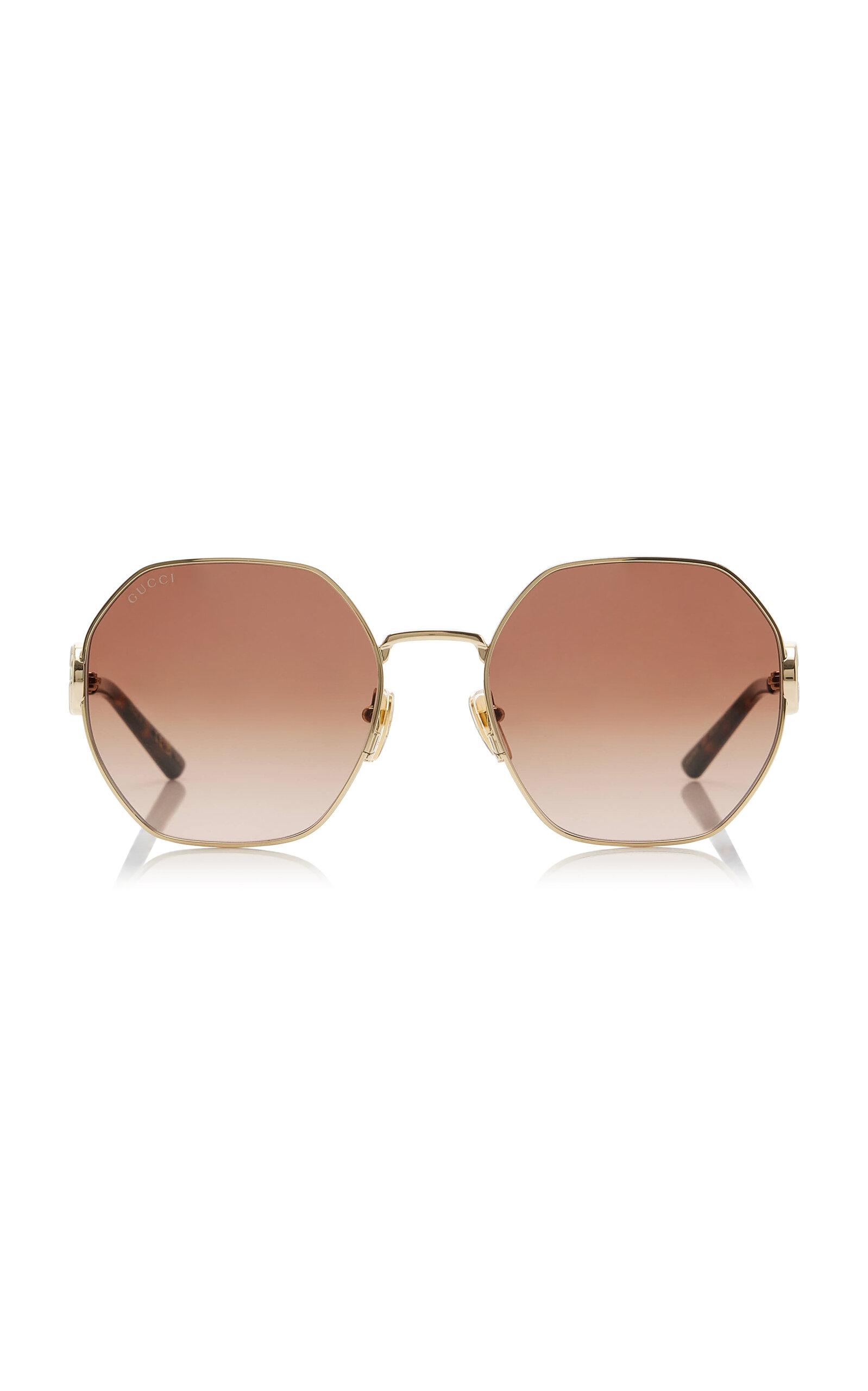 Gucci Round-Frame Metal Sunglasses - Moda Operandi by GUCCI