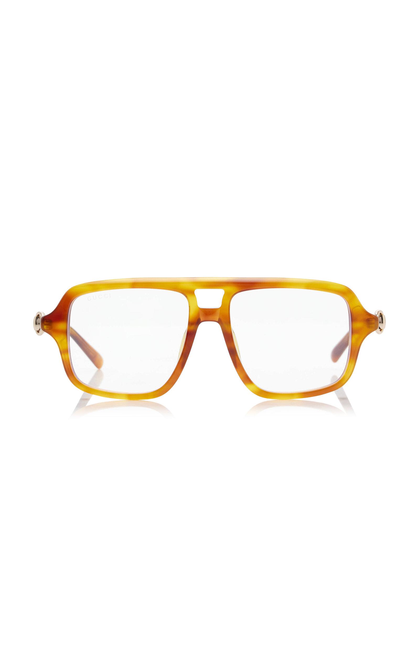 Gucci Square-Frame Acetate Glasses - Moda Operandi by GUCCI