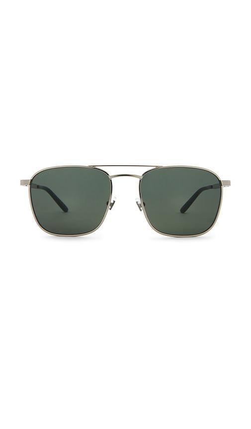 Gucci Square Frame Sunglasses in Grey by GUCCI