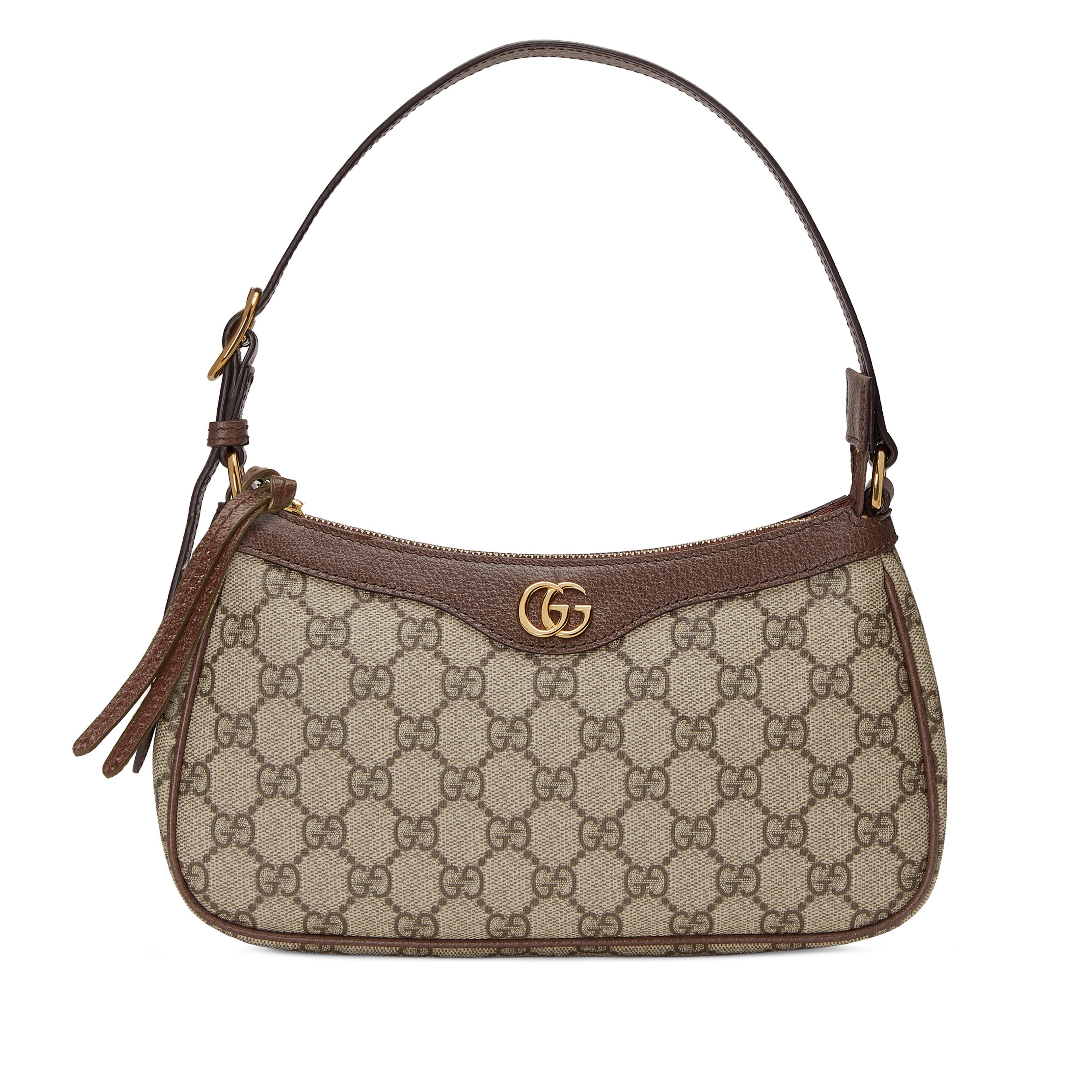 Gucci - Women’s Ophidia Shoulder Bag - (Beige/Ebony) by GUCCI