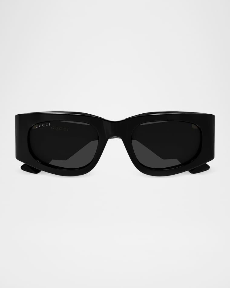 Guccissima 51mm Rectangular Sunglasses by GUCCI