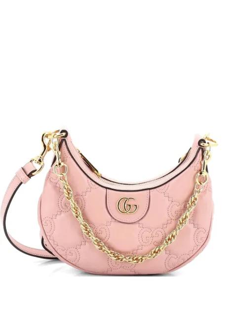 Half Moon Hobo GG Matelasse Leather Mini shoulder bag by GUCCI 