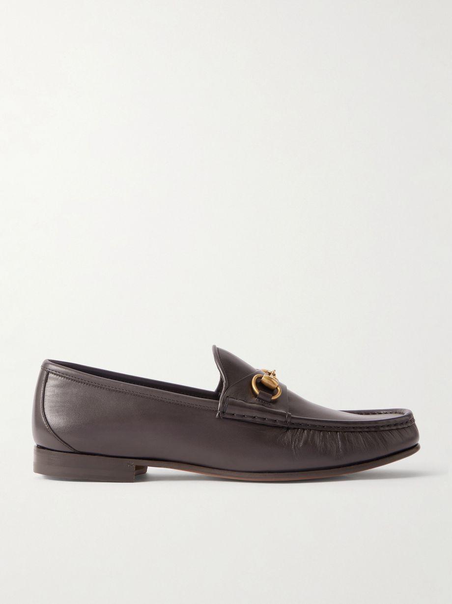 Horsebit 1953 Embellished Leather Loafers by GUCCI