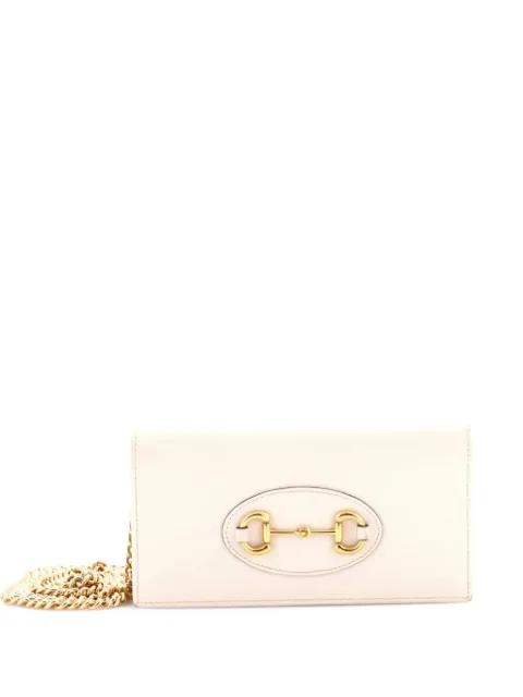 Horsebit 1955 Chain Wallet Leather crossbody bag by GUCCI 