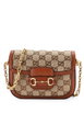 Horsebit 1955 Crystal Embellished GG Canvas Mini shoulder bag by GUCCI 