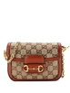 Horsebit 1955 Crystal Embellished GG Canvas Mini shoulder bag by GUCCI 