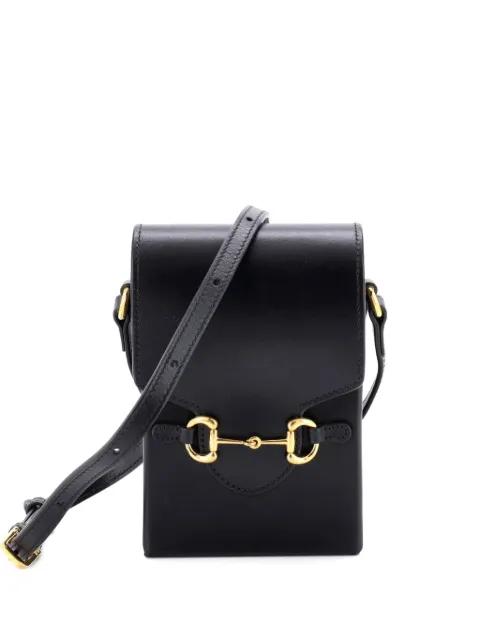 Horsebit 1955 Leather Mini crossbody bag by GUCCI 