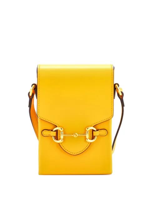 Horsebit 1955 Leather Mini crossbody bag by GUCCI 