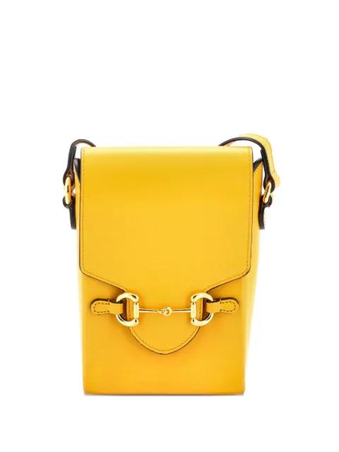 Horsebit 1955 Leather Mini crossbody bag by GUCCI 