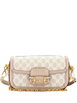 Horsebit 1955 Shoulder Bag GG Coated Canvas with Leather East West crossbody bag by GUCCI Horsebit 1955 Shoulder Bag GG Coated Canvas with Leather East West crossbody bag by GUCCI