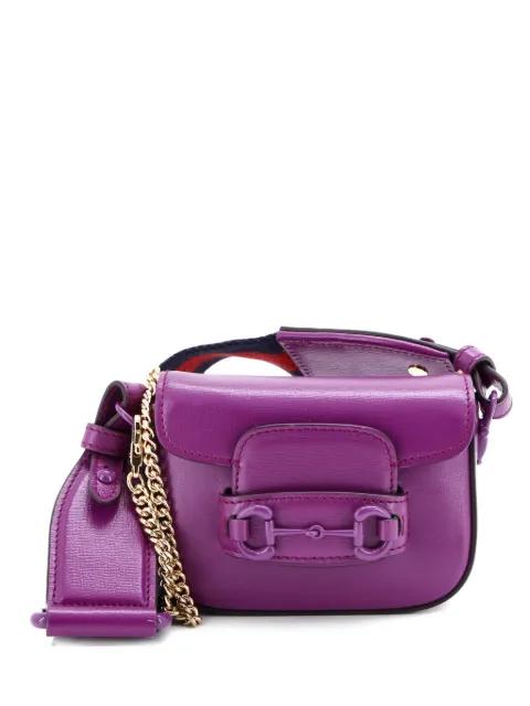 Horsebit 1955 Shoulder Bag Leather Super Mini crossbody bag by GUCCI 