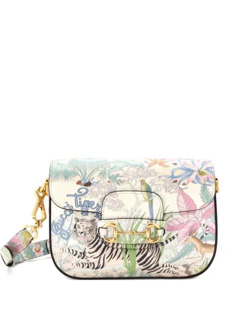 Horsebit 1955 Shoulder Bag Printed Leather Mini crossbody bag by GUCCI 