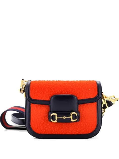Horsebit 1955 Shoulder Bag Wool Mini crossbody bag by GUCCI 