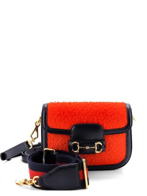 Horsebit 1955 Shoulder Bag Wool Mini crossbody bag by GUCCI 