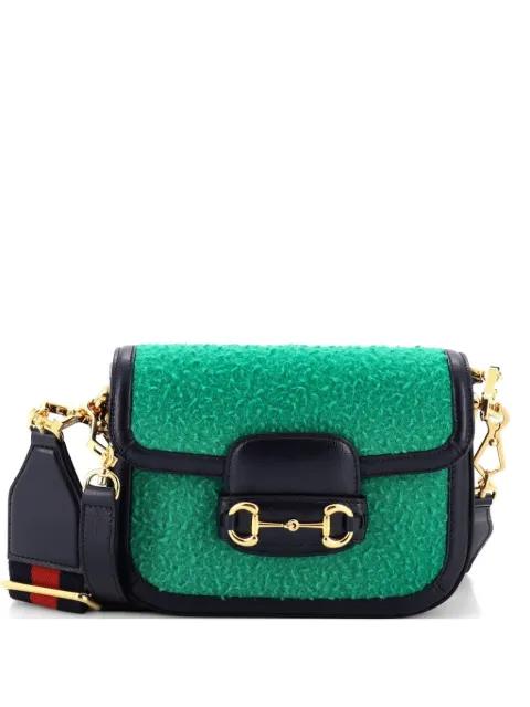 Horsebit 1955 Shoulder Bag Wool Mini crossbody bag by GUCCI 