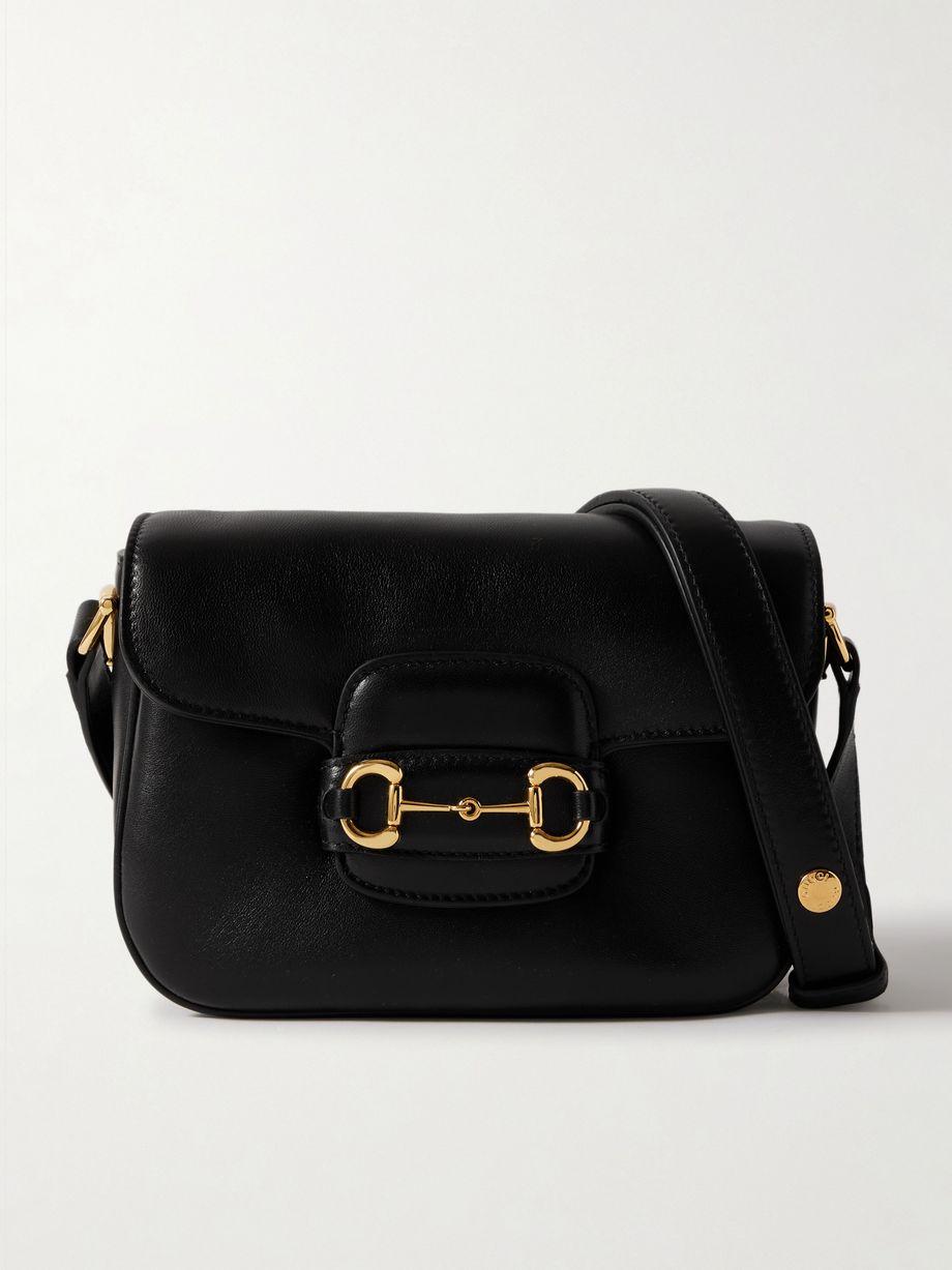 Horsebit 1955 leather shoulder bag by GUCCI