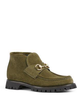 Horsebit Ankle Boot by GUCCI
